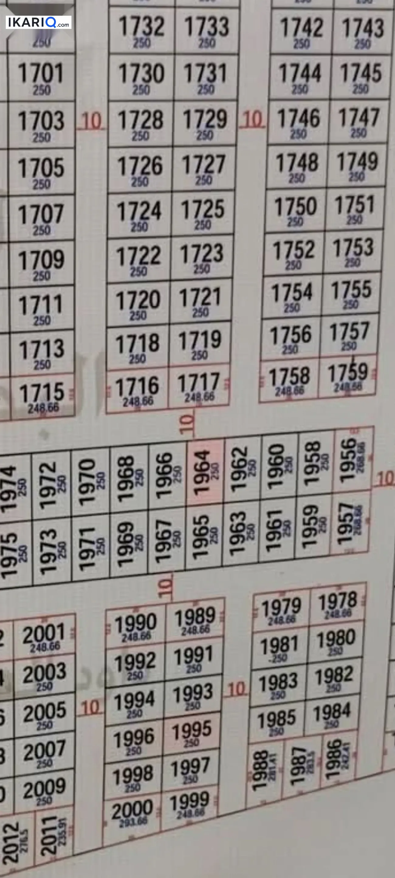 أرض للبيع في التنومة - 125 م² / 126,000,111 IQD