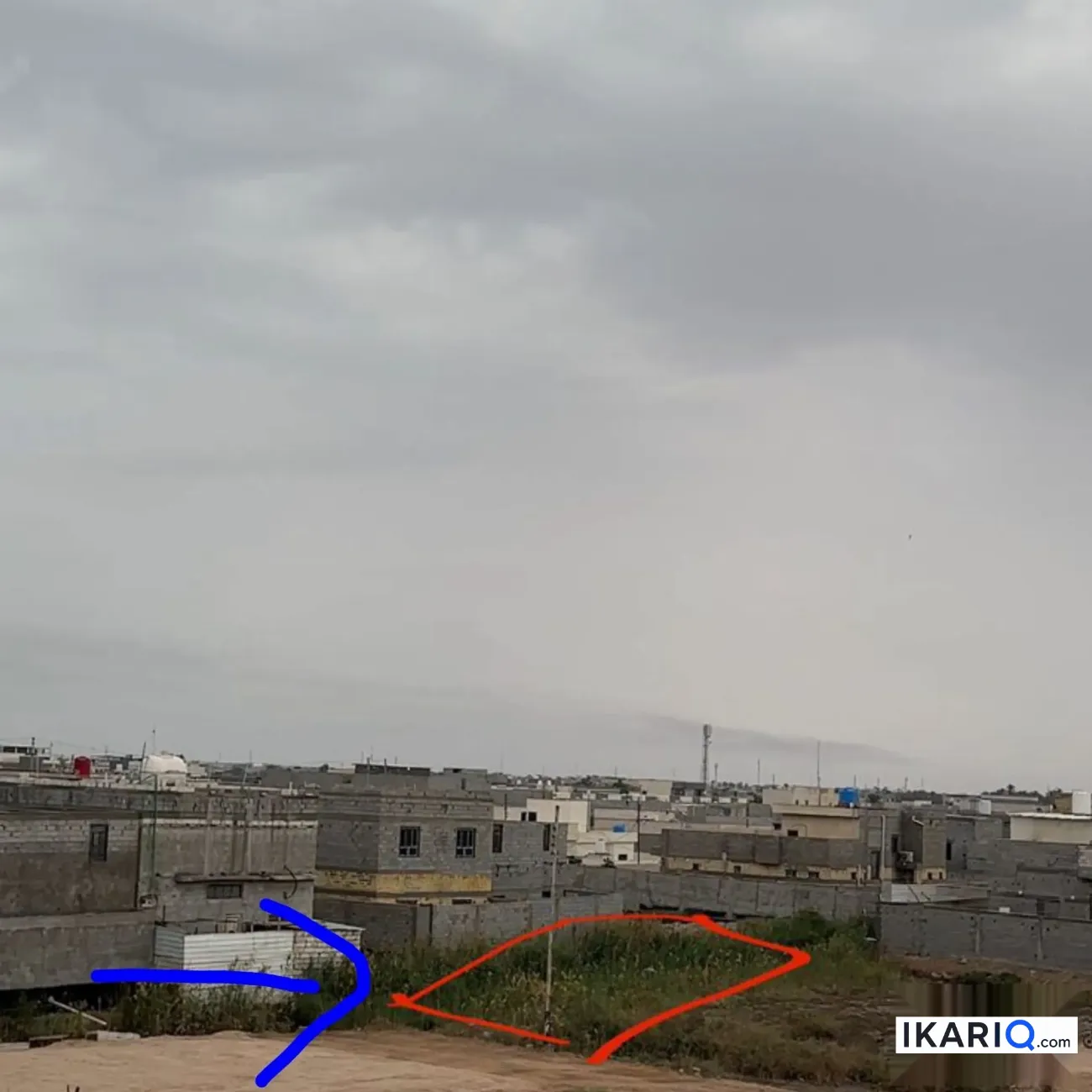 أرض للبيع في الجزيره - 124 م² / 25,000,000 IQD