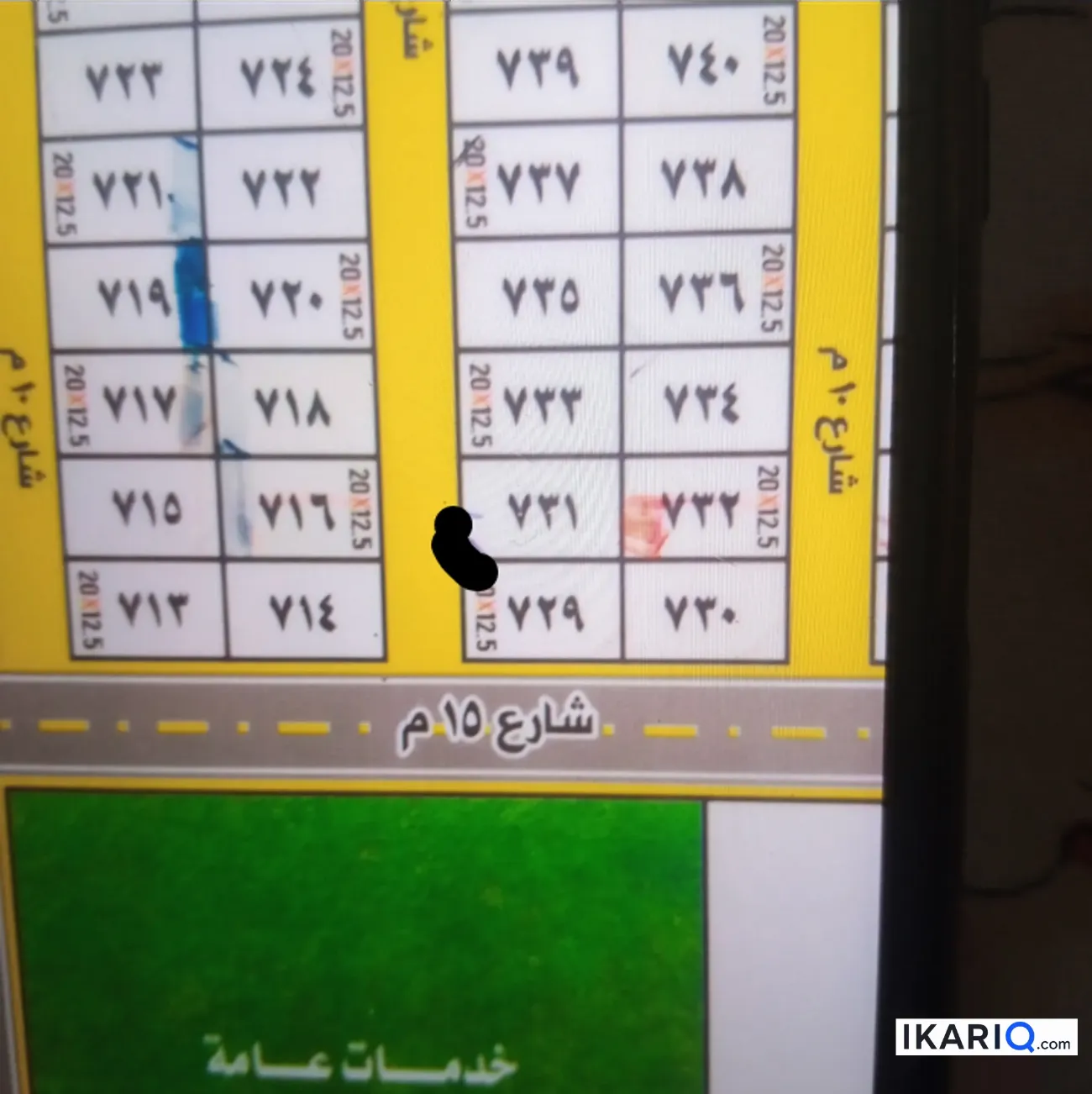 أرض للبيع في أبو الخصيب - 125 م² / 60,000,000 IQD
