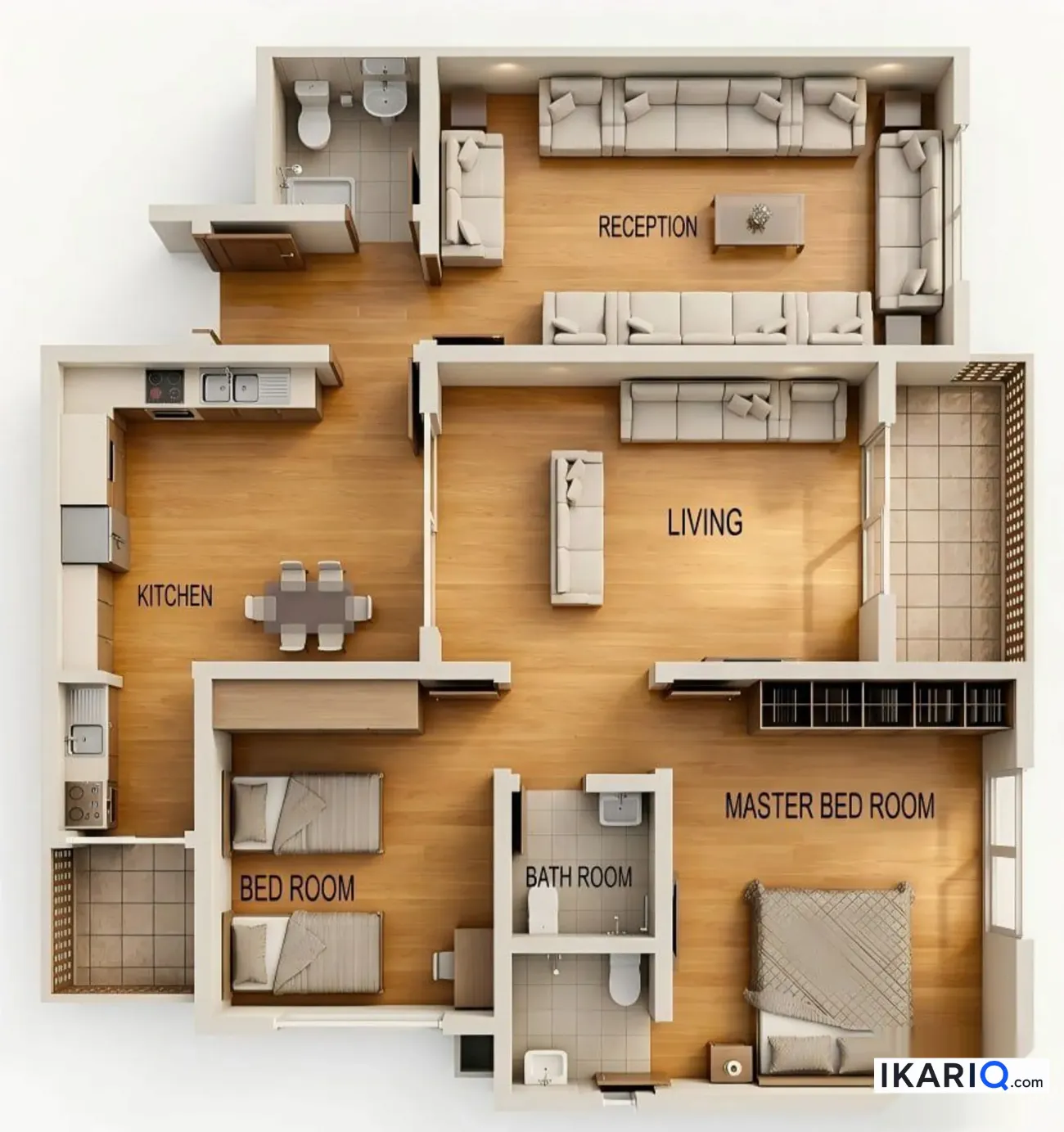 شقة للبيع في مجمع الأمل السكني - 192 م² / 150,000,000 IQD — صورة 11