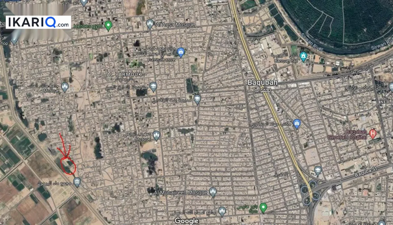 أرض للبيع في بعقوبة - 268 م² / 125,000,000 IQD — صورة 4
