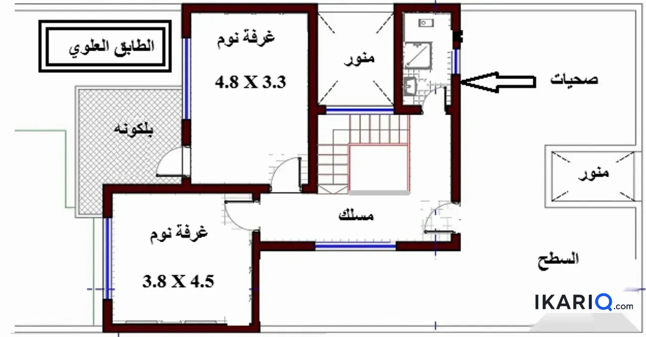 دار للبيع في الناصريه - 200 م² / 599,000,000 IQD — صورة 13