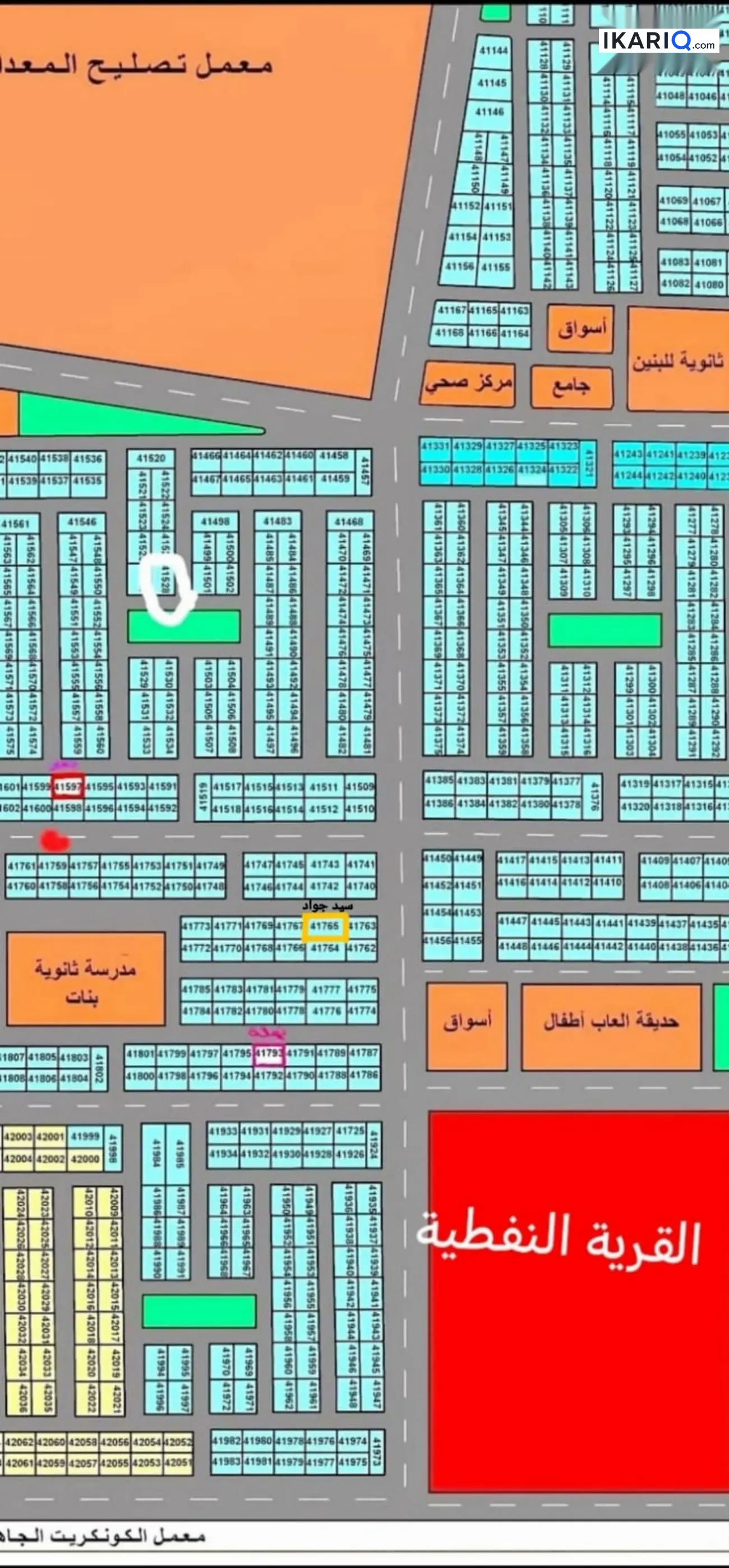 أرض للبيع في المدائن - 75 م² / 30,000,000 IQD