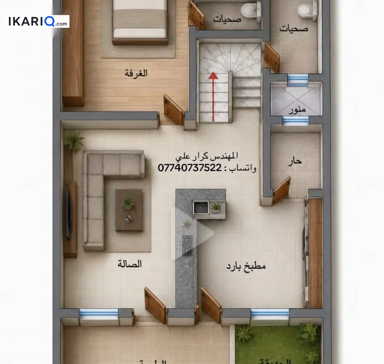 دار للإيجار في الزبير - 50 م² / 150,000 IQD
