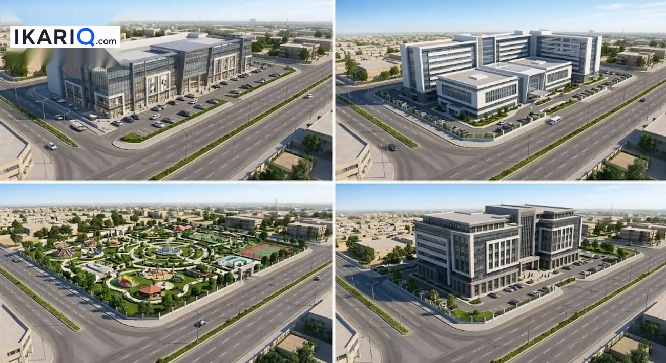 أرض للبيع في شارع الوفود - 4400 م² / 38,280,000,000 IQD