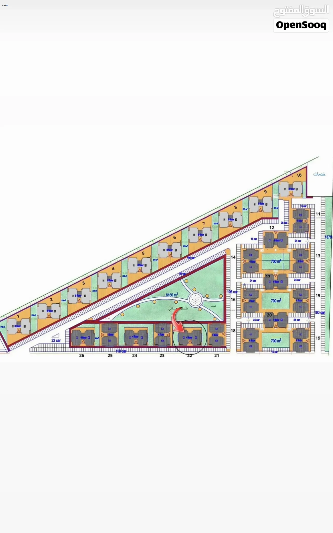 شقة للإيجار في مجمع الأمل السكني - 122 م² / 800,000 IQD — صورة 2