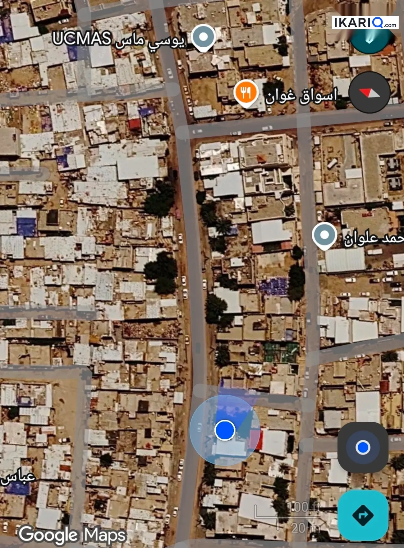 أرض للبيع في التحسينية - 416 م² / 2,250,000,000 IQD