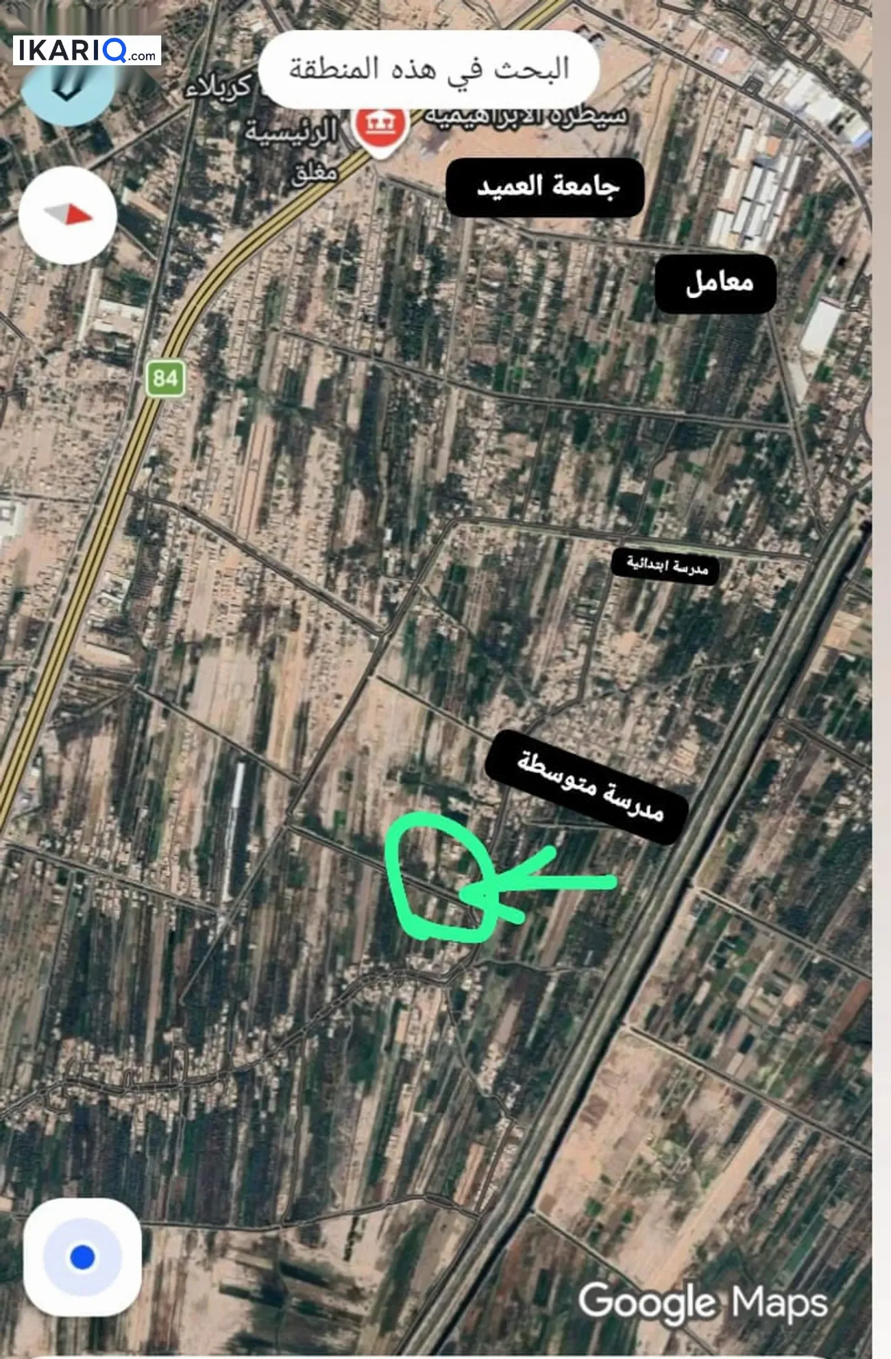 أرض للبيع في كربلاء - 1000 م² / 210,000,000 IQD — صورة 8