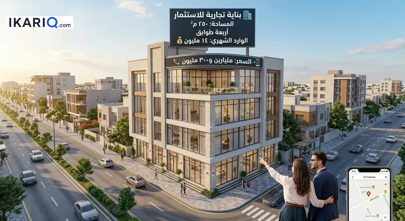 أرض للبيع في الطويسة - 250 م² / 2,300,000,000 IQD