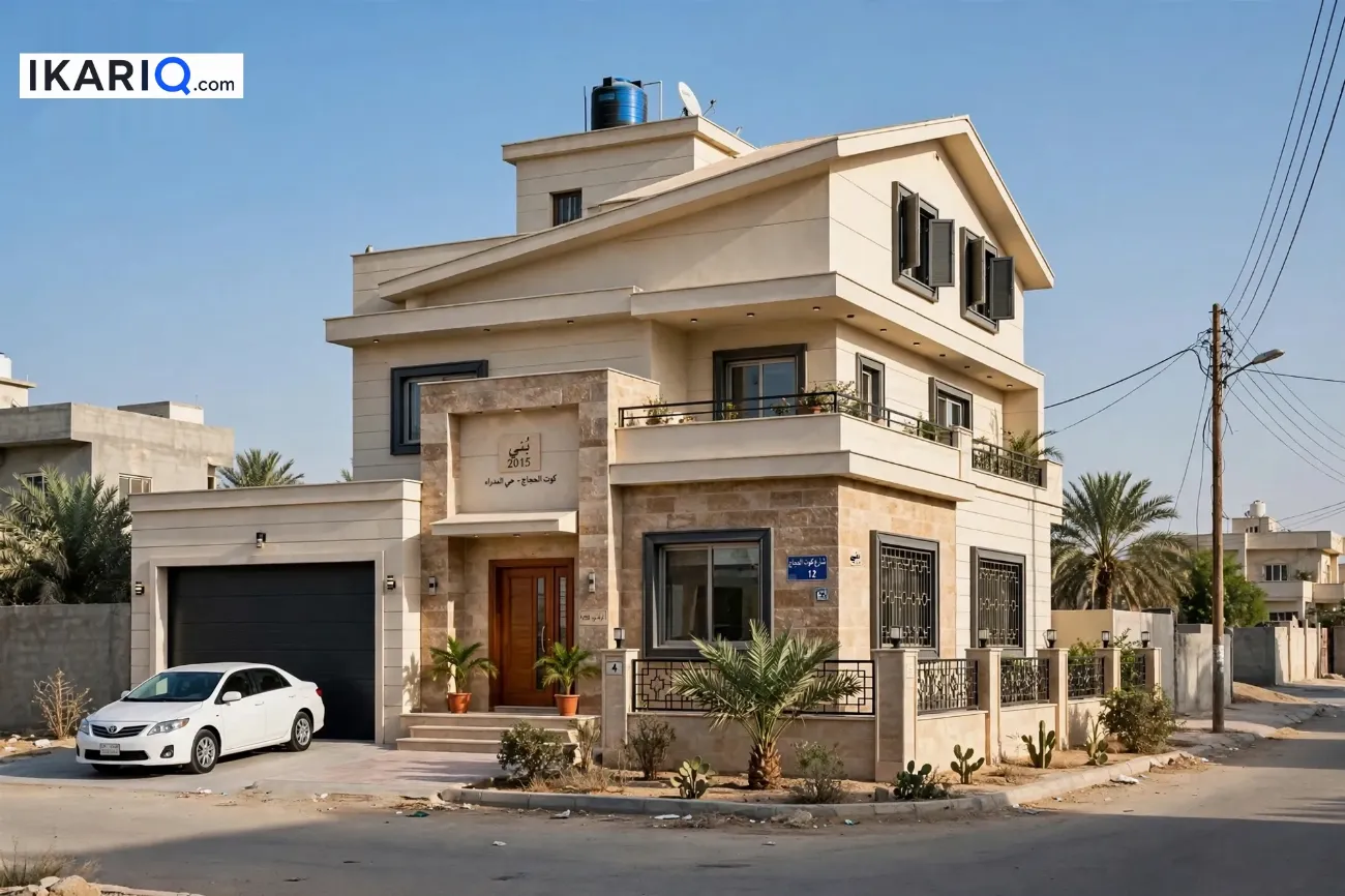 دار للبيع في كوت الحجاج - 250 م² / 550,000,000 IQD