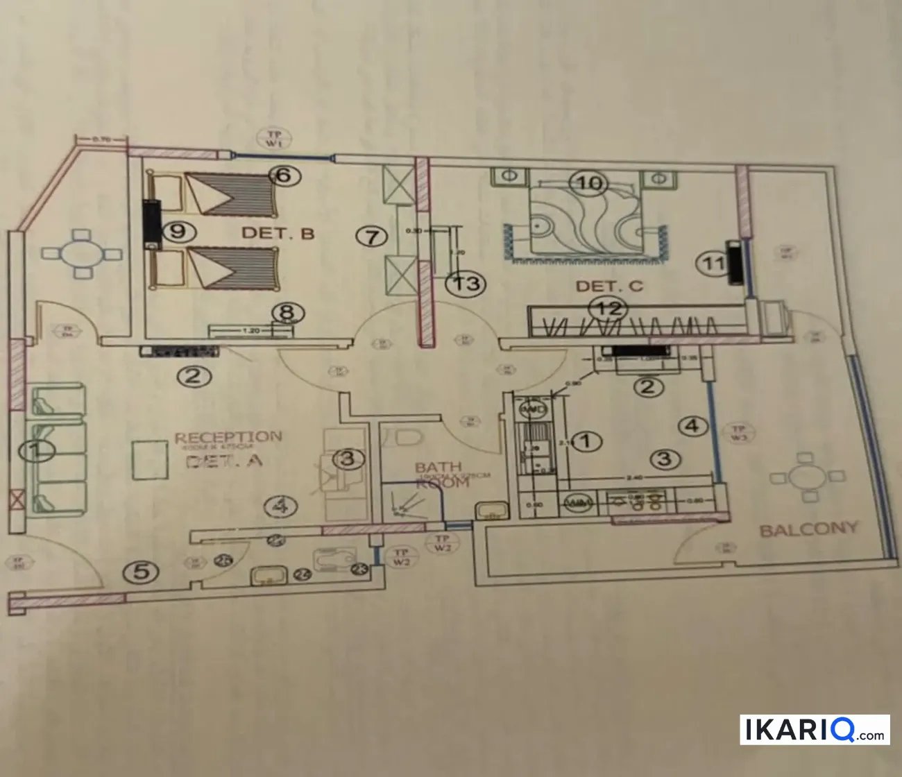شقة للبيع في مجمع الأمل السكني - 139 م² / 190,000,000 IQD — صورة 2
