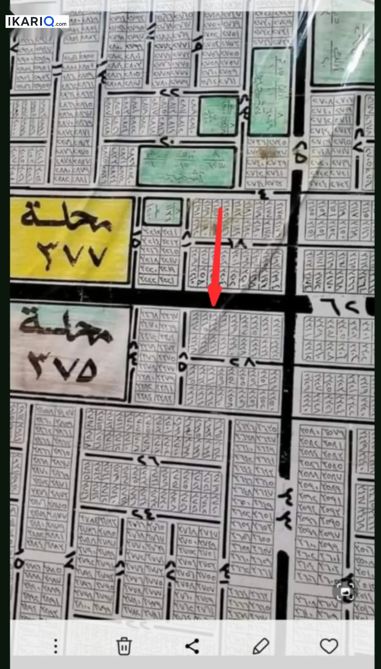 أرض للبيع في الثعالبة - 100 م² / 32,000,000 IQD