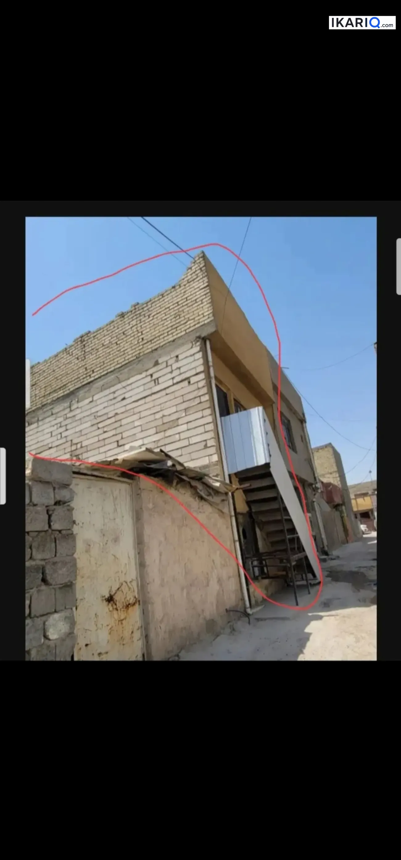 دار للإيجار في حي القاهرة - 55 م² / 300,000 IQD