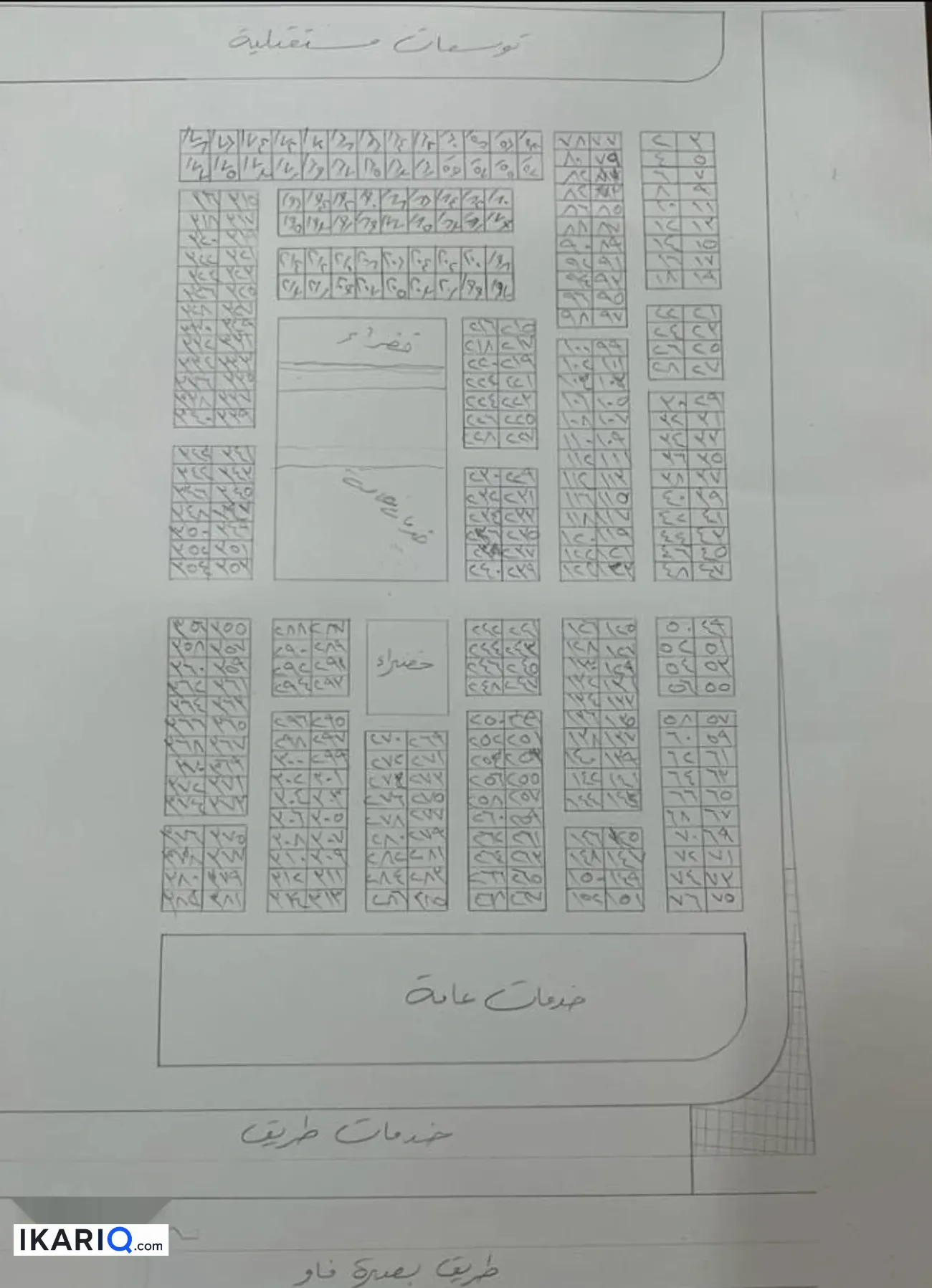 أرض للبيع في السيبه - 300 م² / 40,000,000 IQD