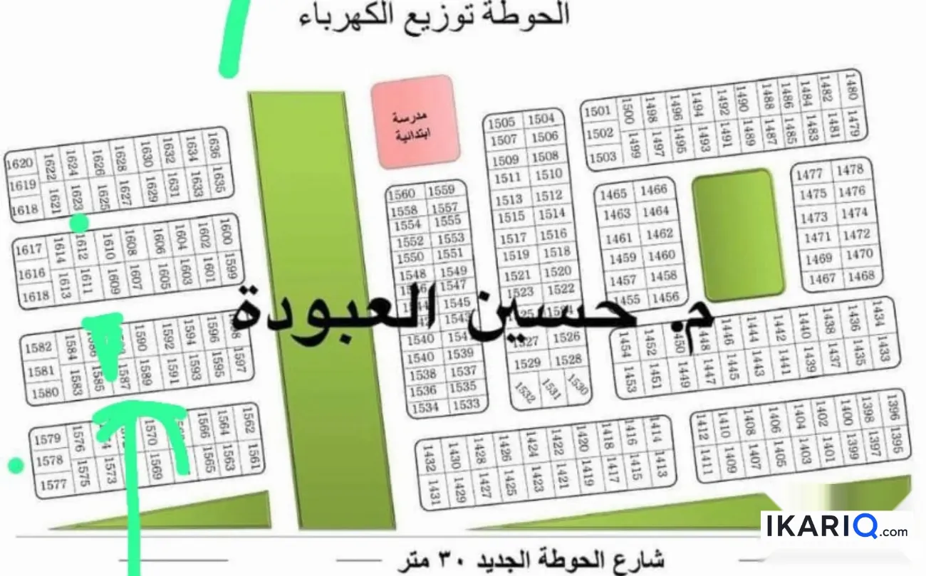 أرض للبيع في الحوطة - 125 م² / 22,000,000 IQD — صورة 4
