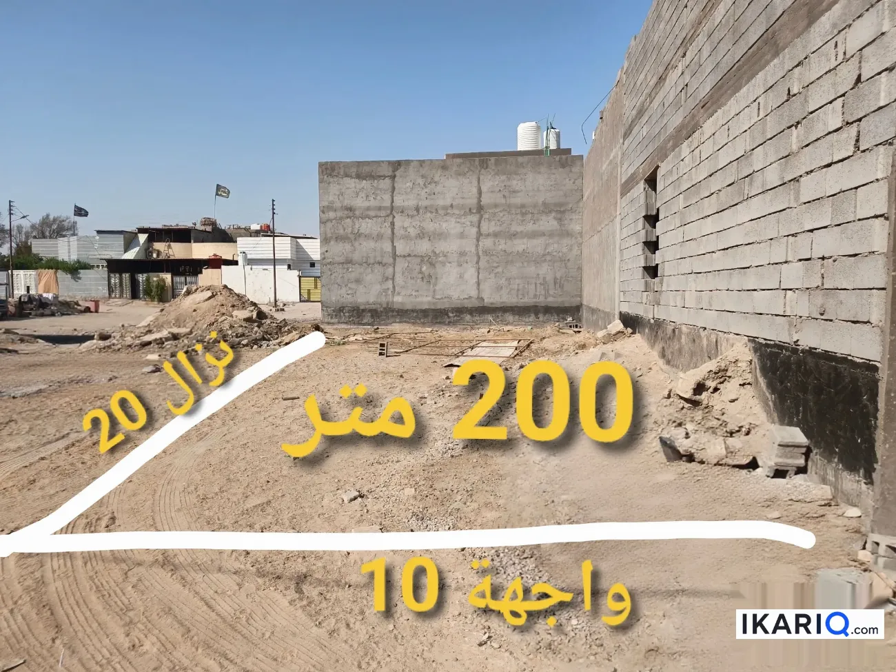 أرض للبيع في أبو الخصيب - 200 م² / 42,000,000 IQD