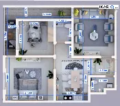 شقة للبيع في مجمع الأمل السكني - 105 م² / 150,000,000 IQD — صورة 3