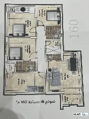 شقة للبيع في السيدية - 160 م² / 25,000,000 IQD — صورة 2