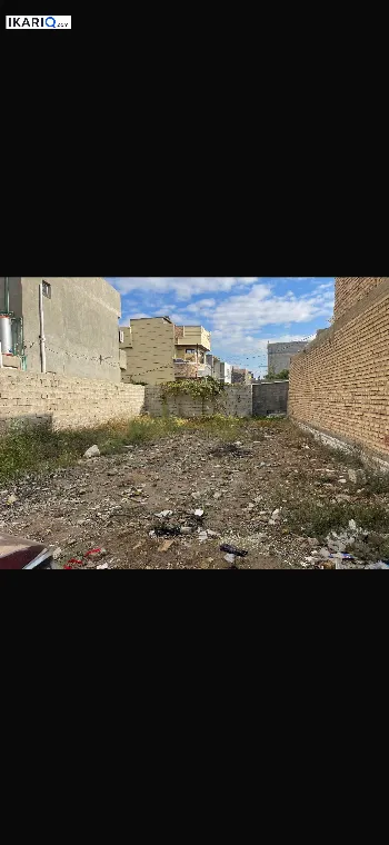 أرض للبيع في كميرة - 100 م² / 35,000,000 IQD
