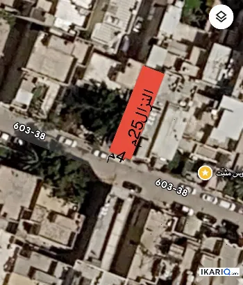 أرض للبيع في المنصور - 100 م² / 380,000,000 IQD