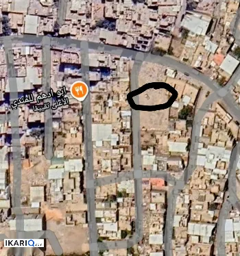 أرض للبيع في المطيحة - 275 م² / 170,000,000 IQD
