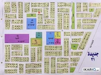 أرض للبيع في المحمودية - 300 م² / 45,000,000 IQD