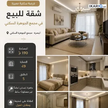 دار للبيع في مجمع الأمل السكني - 139 م² / 265,000,000 IQD