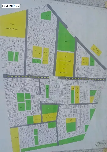 أرض للبيع في الطوبة والنخيلة - 300 م² / 100,000,000 IQD