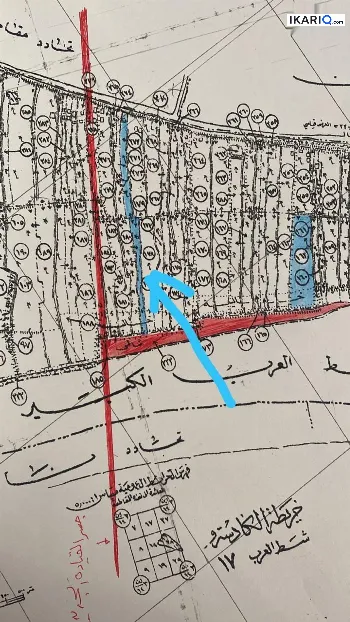 أرض للبيع في الجزيره - 2500 م² / 550,000,000 IQD