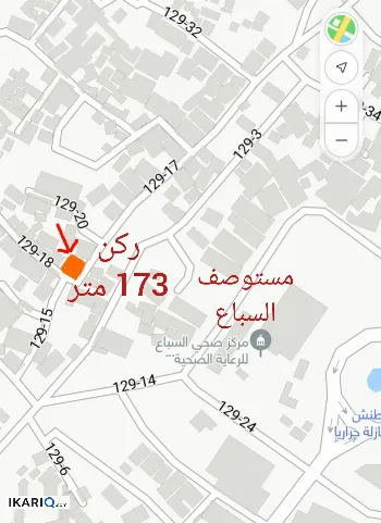 أرض للبيع في شارع النضال - 173 م² / 3,500,000 IQD