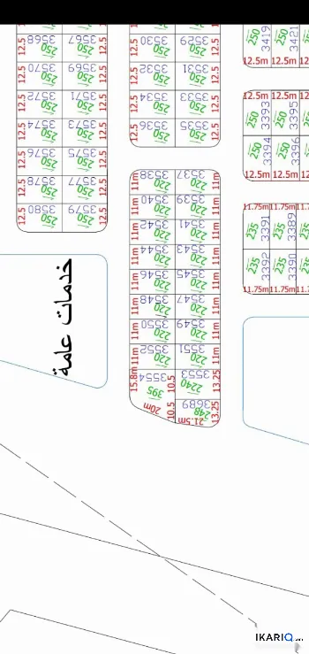 أرض للبيع في الطوبة والنخيلة - 110 م² / 60,000,000 IQD