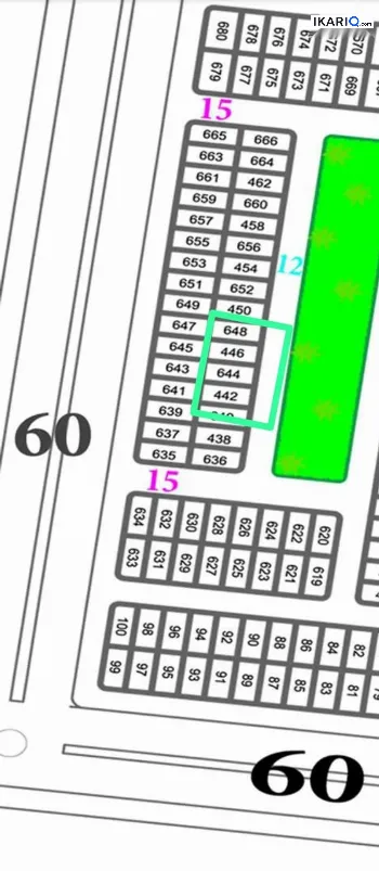 أرض للبيع في المدينة الرياضية - 200 م² / 185,000,000 IQD