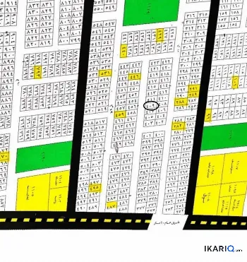 أرض للبيع في مقاطعة البلدية - 200 م² / 245,000,000 IQD