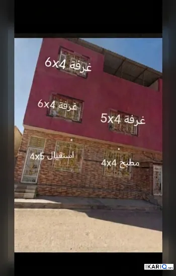 دار للإيجار في الخليج - 88 م² / 600,000 IQD