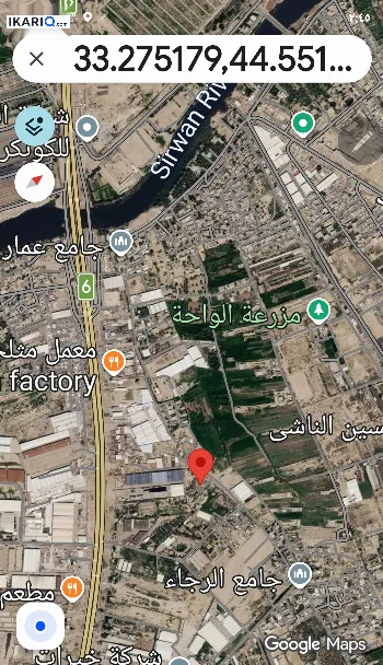 أرض للبيع في جرف النداف - 4000 م² / 400,000,000 IQD