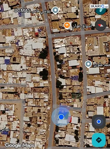 أرض للبيع في التحسينية - 416 م² / 2,250,000,000 IQD