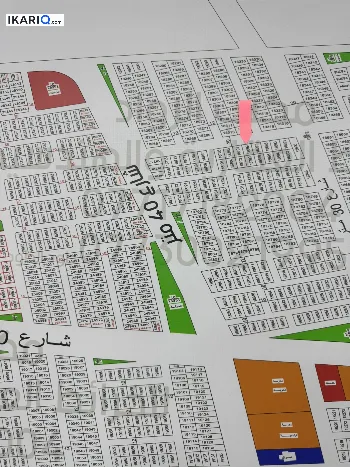 أرض للبيع في التنومة - 250 م² / 54,000,000 IQD