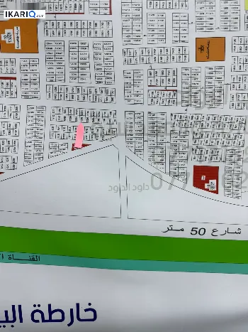 أرض للبيع في التنومة - 125 م² / 27,000,000 IQD