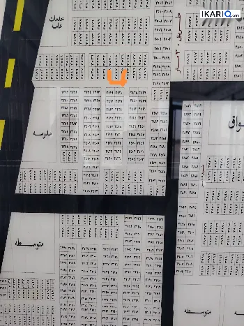 أرض للبيع في الطوبة والنخيلة - 250 م² / 85,000,000 IQD