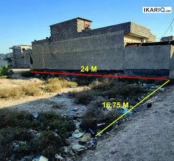 أرض للبيع في الجزيره - 400 م² / 99,000,000 IQD