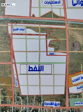 أرض للبيع في التنومة - 250 م² / 90,000,000 IQD