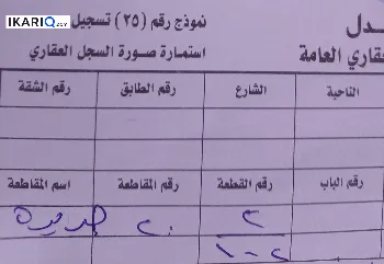أرض للبيع في المحمودية - 100 م² / 11,000,000 IQD