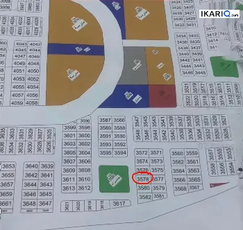 أرض للبيع في التنومة - 250 م² / 85,000,000 IQD