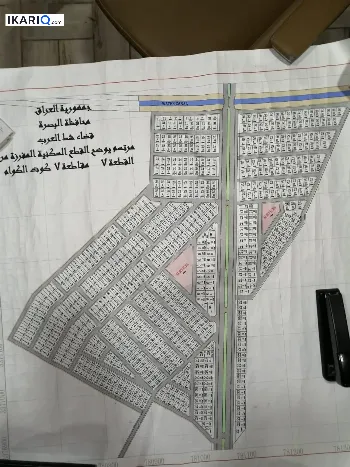 أرض للبيع في التنومة - 250 م² / 25,000,000 IQD